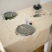 Tablecloth with floral embroidery