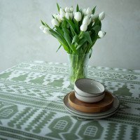 Скатертина Кролевець зелена