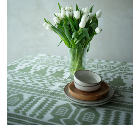 Tablecloth Krolevec green