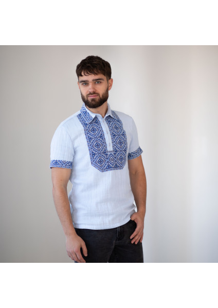 Men's embroidered shirt "Dniprovskaya Khvilya"