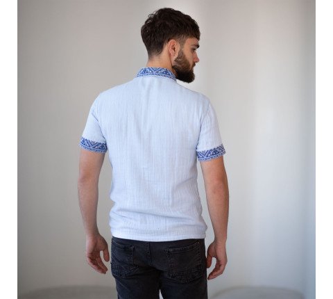 Men's embroidered shirt "Dniprovskaya Khvilya"