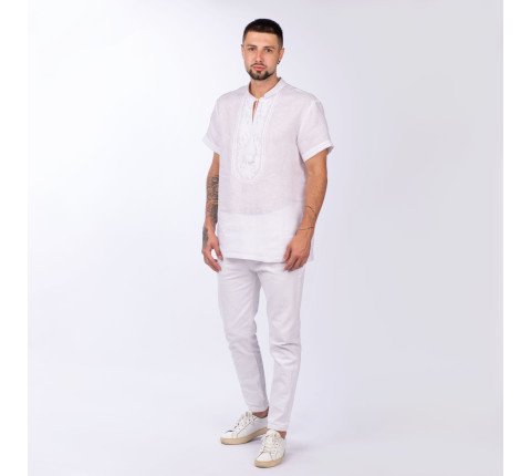 Men's embroidered shirt "Strength of the Lineage"