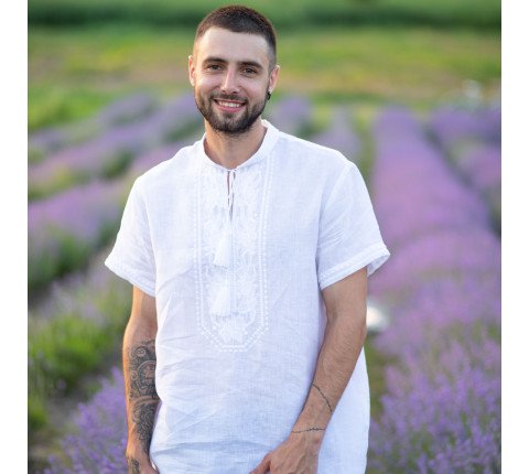 Men's embroidered shirt "Strength of the Lineage"