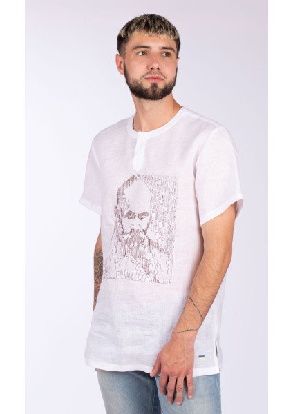 Men's shirt "Taras Shevchenko" brown