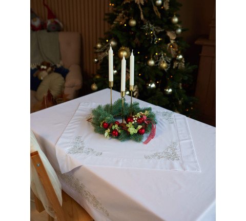 Napkin "Shine" silver