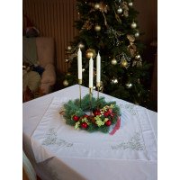 Napkin "Shining" silver
