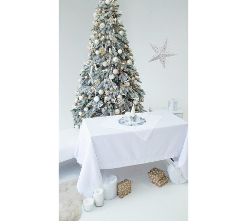 New Year napkin "Winter Beauty" white