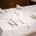 Napkin "Golden Flowers" white