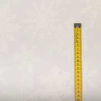Tablecloth fabric Christmas Eve-snowflakes milk TDK-ZH-184-2 3/1, linear meter.