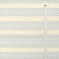 Ethno-fabric with ornament for decor Notch TDK-201 1/1, per linear meter.