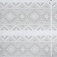 Tablecloth fabric Arabesque TDK-ZH-207-1 2/234 silver-gray, per meter.