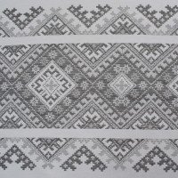 Tablecloth fabric Arabesque TDK-ZH-207-1 1/227 charcoal gray, per meter.
