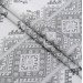 Tablecloth fabric Arabesque TDK-Z-207-1 2/227 charcoal gray, per linear meter.