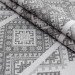 Tablecloth fabric Arabesque TDK-ZH-207-1 1/227 charcoal gray, per meter.