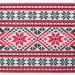 Ethno-jacquard fabric for decoration Forest Song TDK-ZH-216 1/1, linear meter.