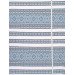 Ethno-jacquard fabric for tablecloths Red Ruta-2 TDK-J-212 1/2 blue ornament, linear meter.