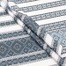 Тканина етно-жакард для скатертин Червона рута-2 ТДК-Ж-212 1/2 блакитний орнамент, пог.м.