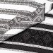 Ethno-jacquard fabric for tablecloths Red Ruta-2 TDK-J-212 1/8 black ornament, linear meter.