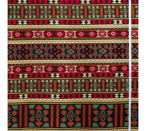 Ethno-jacquard decorative Ustina-2 TDK-Zh-224-A 1/3, linear meter.