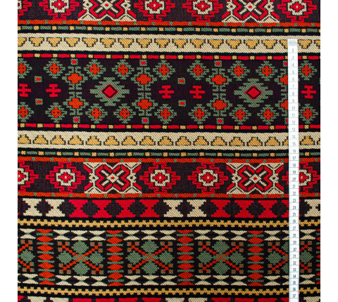 Ethno-jacquard decorative Ustina-2 TDK-Zh-224-A 1/3, linear meter.