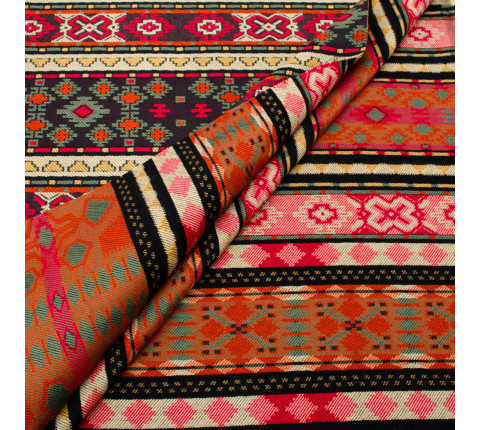 Ethno-jacquard decorative Ustina-2 TDK-Zh-224-A 1/3, linear meter.