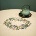 Embroidered round tablecloth