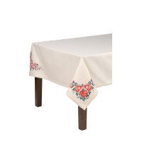 Embroidered tablecloth "Blooming Garden"