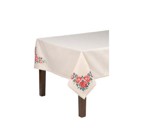Embroidered tablecloth "Flowering Garden"