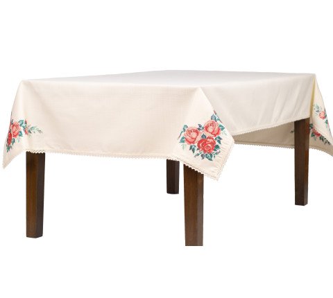 Embroidered tablecloth "Flowering Garden"