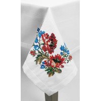 Embroidered tablecloth "According to folk motifs"