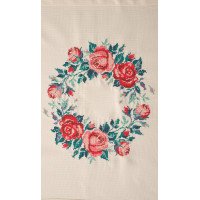 Embroidered napkin "Blooming Garden"