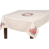 Embroidered napkin "Blooming Garden"