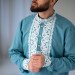 Men's embroidered shirt "Blue"