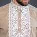 Men's embroidered shirt "Beige"
