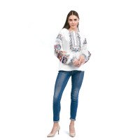 Women's embroidered shirt "White"