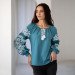 Women's embroidered shirt "Blue Sky"